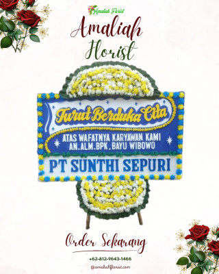Papan Bunga Duka di Kebun Geran