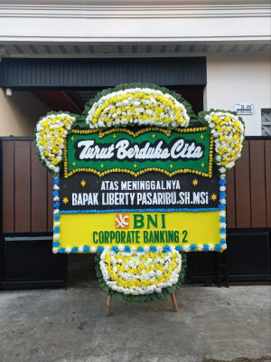 Papan Bunga Duka di Kebun Geran